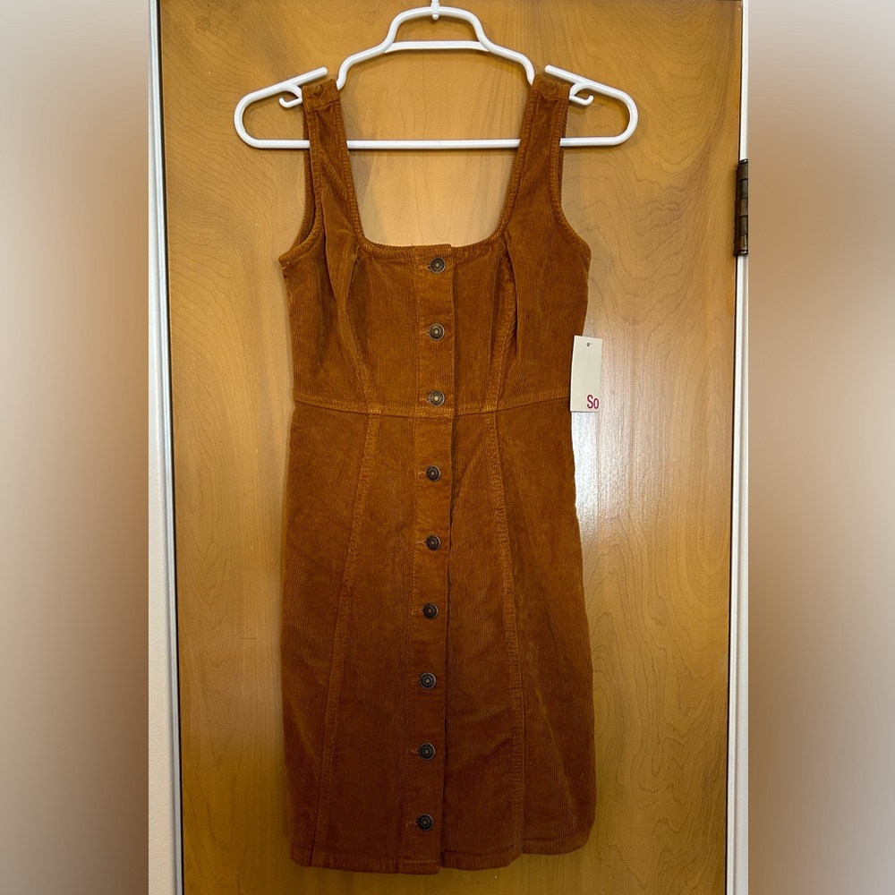 SO brown dress size XS NWT